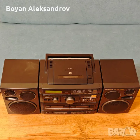 Култов радиокасетофон Panasonic RX-DT690 – Portable Stereo Component CD System, снимка 5 - Радиокасетофони, транзистори - 55871619