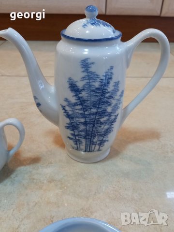 Японски geisha сервиз от фин костен порцелан , снимка 12 - Сервизи - 35399065