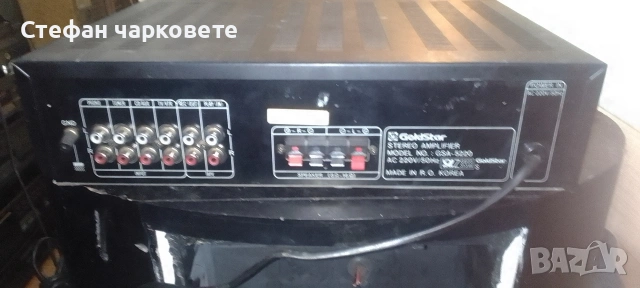 усилвател GoldStar , снимка 4 - Ресийвъри, усилватели, смесителни пултове - 54085346