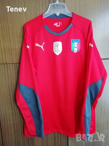 Italy Puma оригинална вратарска тениска фланелка Италия национален отбор Пума 2008/2009 блуза L