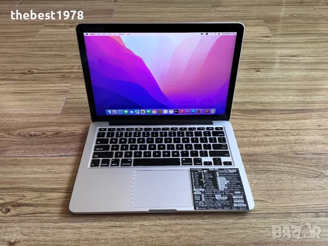 MacBook Pro 13 2015`Core i7-5557U/16GB RAM/512GB SSD/Бат 8ч, снимка 1 - Лаптопи за работа - 47337675