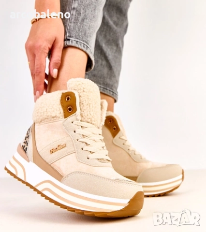 Дамски високи маратонки с подплата от Mirasen, 4цвята , снимка 17 - Маратонки - 52024364