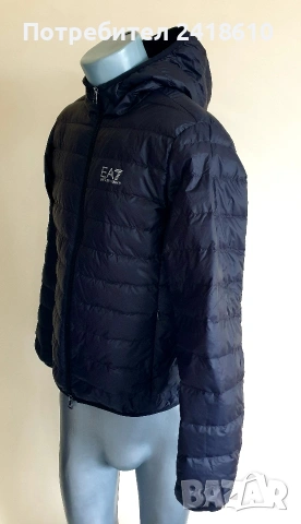 Emporio Armani EA7 Mens Down Jacket Slim Fit Size S ОРИГИНАЛ! Мъжко Олекотено пухено Яке!, снимка 16 - Якета - 53877526