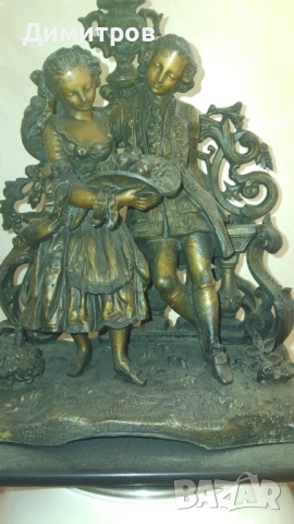 Красива статуетка пластика, снимка 3 - Антикварни и старинни предмети - 52788898