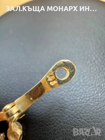 Златна обеца/обецата е само една, снимка 4 - Обеци - 51991998