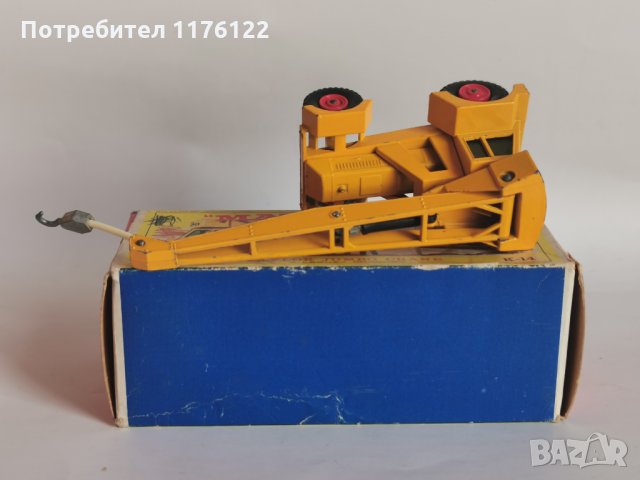 Стар Matchbox King Size K-14 Taylor Jumbo Crane Мачбокс Тайлор Кран С Оригиналната Си Кутия, снимка 5 - Коли, камиони, мотори, писти - 35351568