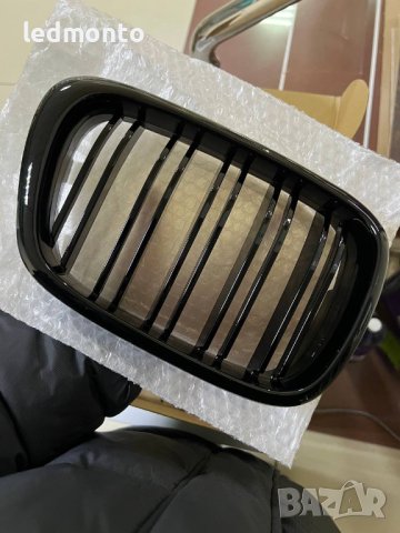 Бъбреци двойни решетка BMW E39 Е39 гланц черен двойни бъбреци, снимка 8 - Части - 44166802
