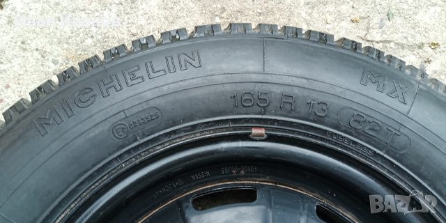 Продавам Michelin 165 R 13, 82T, с джанта, снимка 6 - Гуми и джанти - 32019305