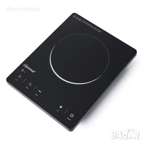 Котлон керамичен Diplomat CS-H2017T, 2000W, снимка 4 - Котлони - 56116009