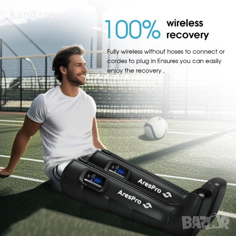 Масажор за крака, лимфен дренаж, AresPro next level, снимка 4 - Масажори - 51573726