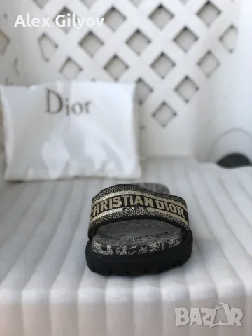 Чудесни чехли Christian Dior в множество цветове, снимка 2 - Чехли - 55791468