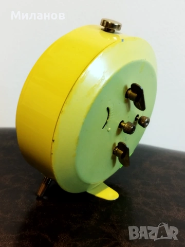 Стар анимиран будилник, настолен часовник, снимка 5 - Антикварни и старинни предмети - 54332266