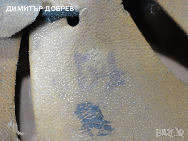 СТАРА НЕМСКА СТОМАНЕНА КАСКА М34 ПОЖАРНА СЛУЖБА ВСВ, снимка 7 - Антикварни и старинни предмети - 52815660