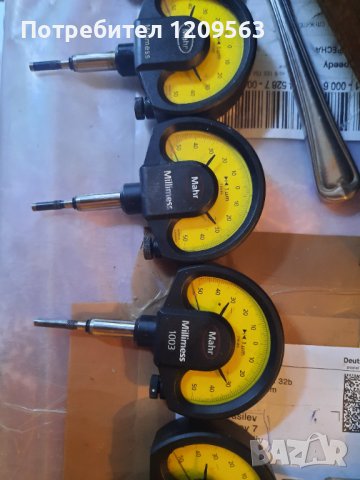 индикаторни часовници / индикаторен часовник mahr , 0.001 точност, снимка 3 - Други инструменти - 37538242