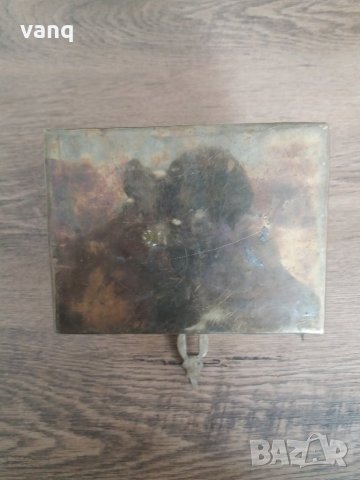 Немска  месингова кутия за бижута,сандъче, снимка 5 - Антикварни и старинни предмети - 30782460