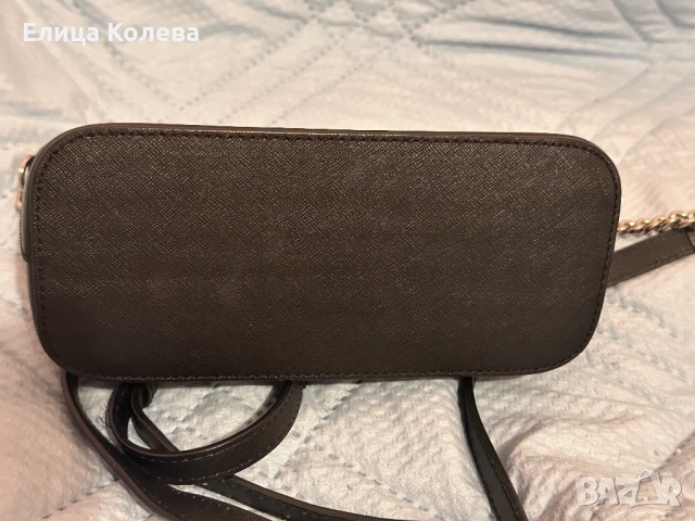 Michael Kors черна дамска чанта през рамо, снимка 5 - Чанти - 54347061