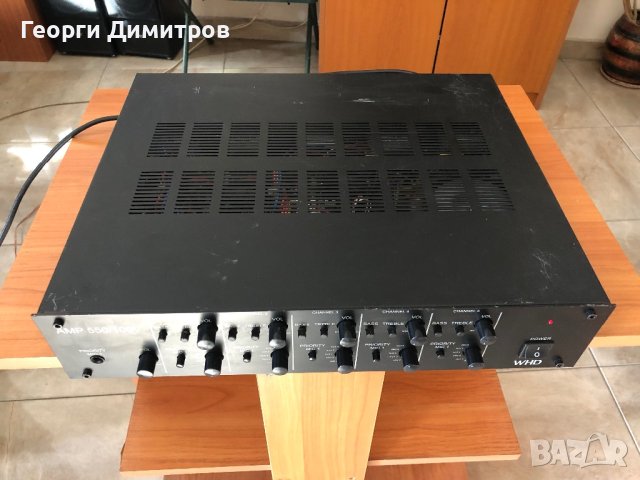 WHD AMP 550/100V, снимка 3 - Ресийвъри, усилватели, смесителни пултове - 42754338