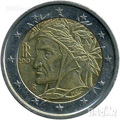 2 евро 2007 г. - Италия