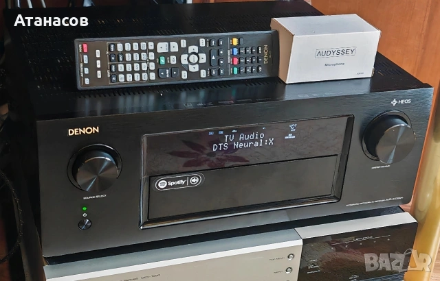 Denon AVR X 4300 H Dolby Atmos Bluetooth Wi-Fi 9.2 X180W с дистанционно и микрофон , снимка 2 - Ресийвъри, усилватели, смесителни пултове - 53896862