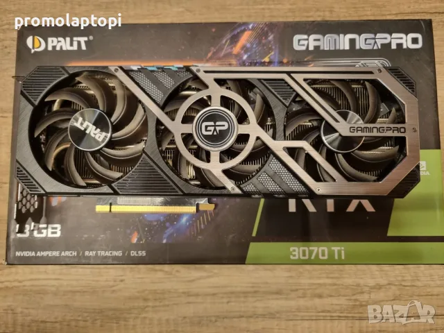 Palit GeForce RTX 3070 Ti GamingPro – като нова, снимка 3 - Видеокарти - 56227038