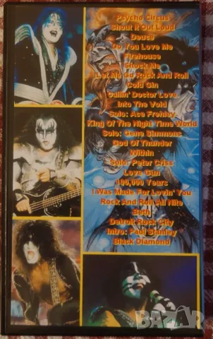 Видео касети VHS INXS, Kansas, Metallica, Kiss цени в обявата, снимка 11 - Плейъри, домашно кино, прожектори - 56092306