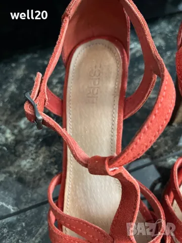 Сандали естествен велур ESPRIT , снимка 6 - Сандали - 48639130