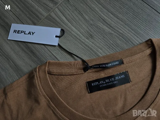 НОВА мъжка блуза REPLAY , снимка 3 - Блузи - 49300774