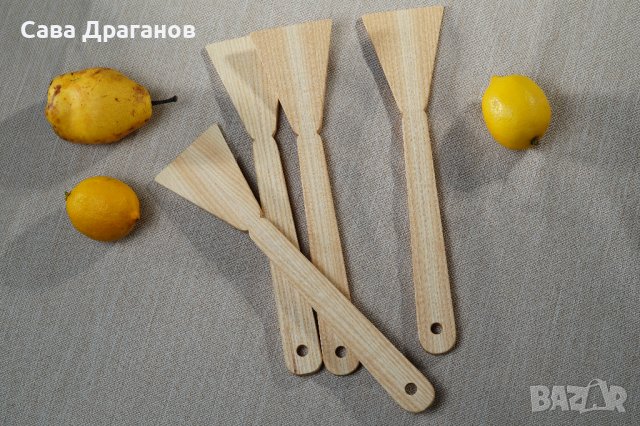 Дървени бъркалки, снимка 2 - Прибори за хранене, готвене и сервиране - 40359359