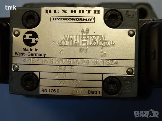 Хидравличен разпределител Rexroth 4 WEH 16 G 30/6AG 24 NETSZ4 250Bar 24VDC, снимка 8 - Резервни части за машини - 49813758