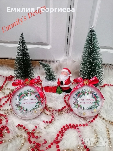 Коледни топки със снимки на най- ниски цени , снимка 5 - Декорация за дома - 52591505