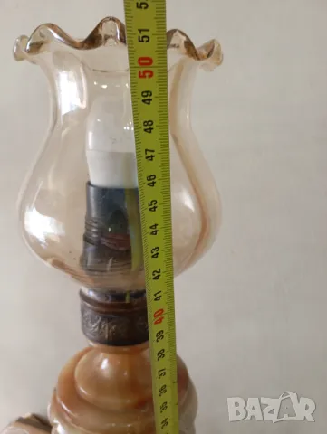 Стара настолна лампа, снимка 6 - Настолни лампи - 49855591