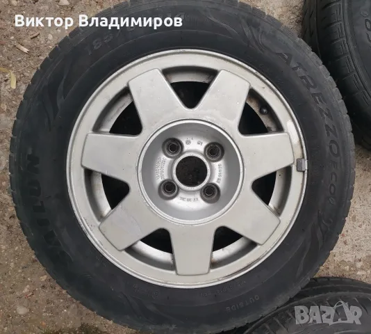 4бр джанти за Vw с 2бр гуми 185/65 R14, снимка 2 - Гуми и джанти - 56113471