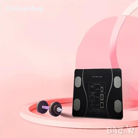 Смарт фитнес кантар Bluetooth, анализ на тялото 14 показателя, снимка 9 - Смарт гривни - 54012648
