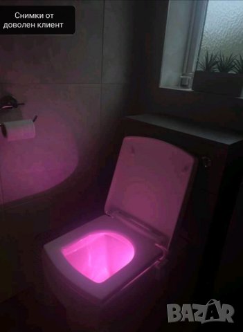 LED лампа за баня или тоалетна чиния с 8 цвята , снимка 12 - Други - 42457282