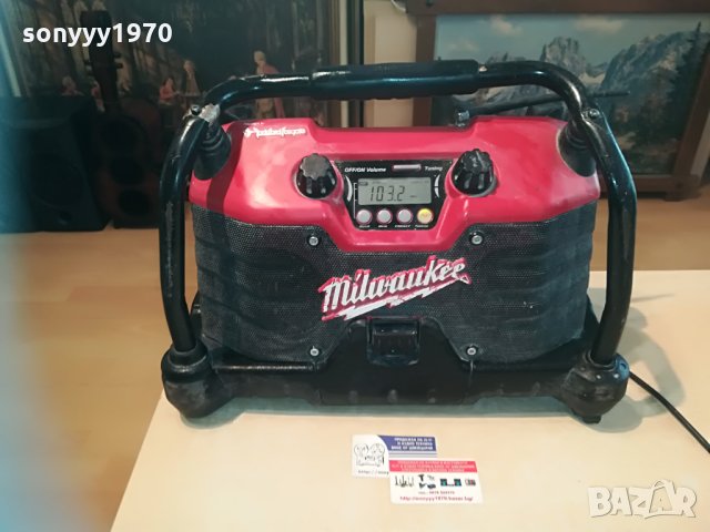 milwaukee-строително радио-внос англия, снимка 5 - Радиокасетофони, транзистори - 30068480