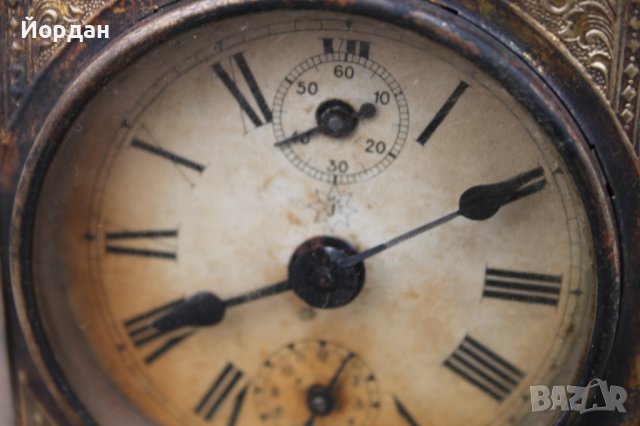 Стар работещ часовник ''Junghans'' с латерна, снимка 3 - Антикварни и старинни предмети - 44403238