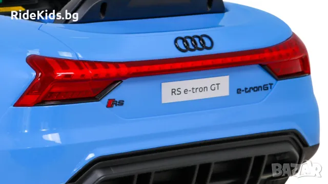 Audi RS E-Tron GT 12V – Детска акумулаторна кола, Синя, EVA гуми, снимка 12 - Детски велосипеди, триколки и коли - 50420834