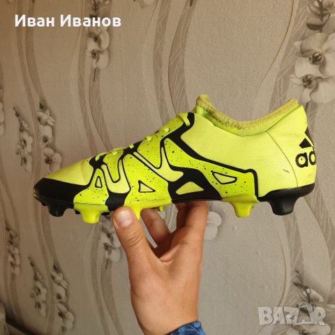 професионални бутонки  adidas X 15.1 FG/AG   номер 43,5-44, снимка 14 - Футбол - 40312495