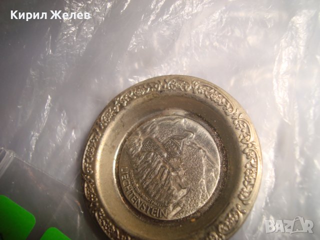 СТАРА КОЛЕКЦИОНЕРСКА ОРНАМЕНТИРАНА МИНИТЮРНА ДЕКОРАТИВНА ЧИНИЙКА ЛИХТЕНЩАЙН СУВЕНИР 30961, снимка 8 - Колекции - 38127512