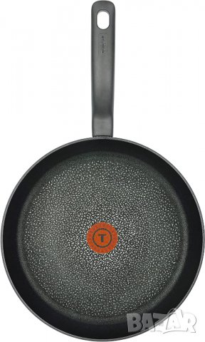 Тиган Tefal Hard Titanium Plus, 28 см, индукция, алуминий, черен, снимка 2 - Съдове за готвене - 39959556