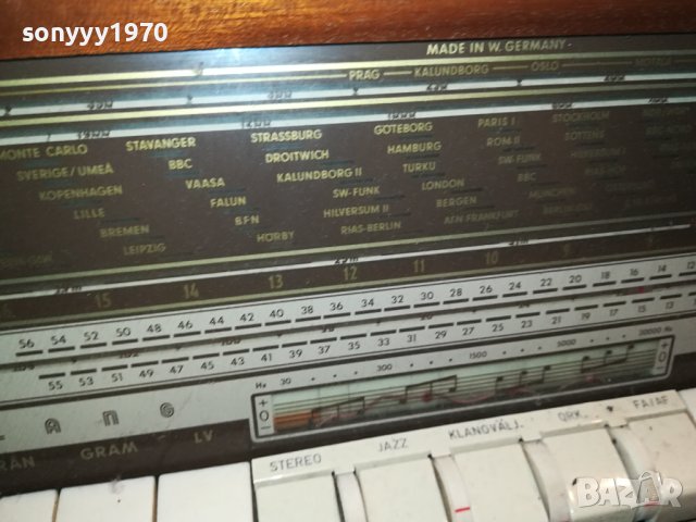 GRUNDIG TYP 4199S/STEREO TUBE-W.GERMANY L2ESD0609231741, снимка 12 - Ресийвъри, усилватели, смесителни пултове - 42096988