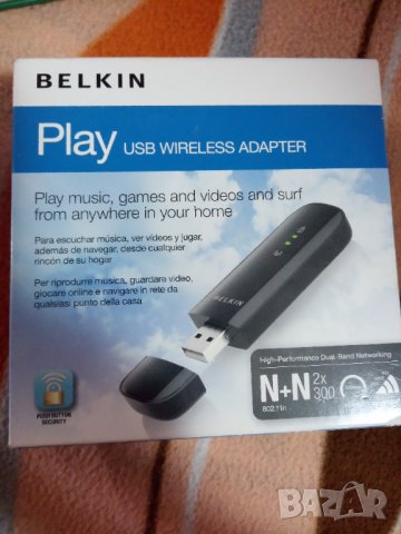 Антена за безжичен интернет Belkin, снимка 2 - Мрежови адаптери - 30807449