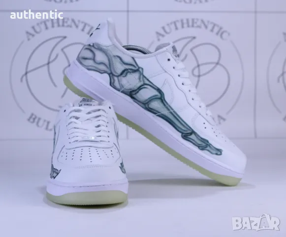 Nike Air Force 1 Computer Chip, Purple Skeleton, Black Skeleton, White Skelet Мъжки Дамски Маратонки, снимка 4 - Маратонки - 47413854