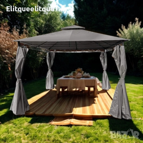 Шатра MUHLER – Просторна, стабилна и стилна защита за вашето открито пространство