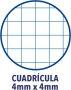 Oxford 5 тетрадки А4  с решетка 4x4мм, спирала, картонена корица, 80 листа, пакет от 5 тетрадки, снимка 3