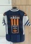 Оригинална винтидж Adidas Originals 90s Style Navy White Orange Mesh спортна тениска,за 10 годишни, снимка 2