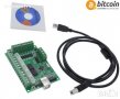 Продавам 5 осна CNC Breakout Board за управление с USB кабел съвместима с MACH3