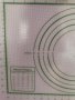 Голяма Разграфена армирана незалепваща прозрачна силиконова подложка за точене печене месене, снимка 2