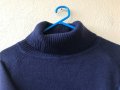 Тъмносин пуловер блузон, снимка 5