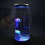 😍Настолна LED нощна лампа аквариум с медузи. , снимка 6